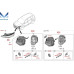 mobis led headlamp hyundai santa fe tm 2018-20